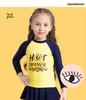 Girls' Long-Sleeved Split Swimsuit with Letter Print & Short Skirt - 2025 Collection