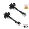 EDP1249-1 2 Pieces Rear Left AND Right Door Catch Hinge Brake Stop Check Strap Limiter for Renault Captur MK1 J87 H5 J5 2013-2019 824305607R