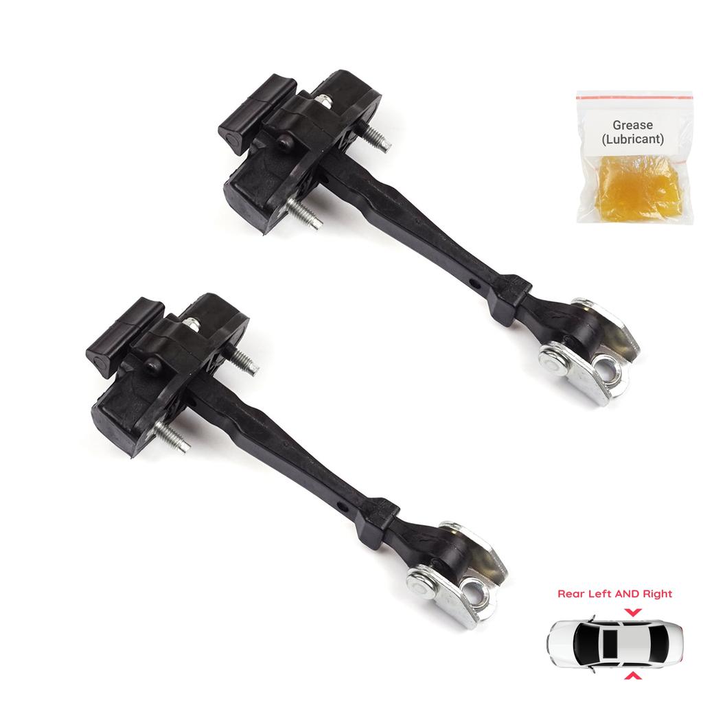 EDP1249-1 2 Pieces Rear Left AND Right Door Catch Hinge Brake Stop Check Strap Limiter for Renault Captur MK1 J87 H5 J5 2013-2019 824305607R