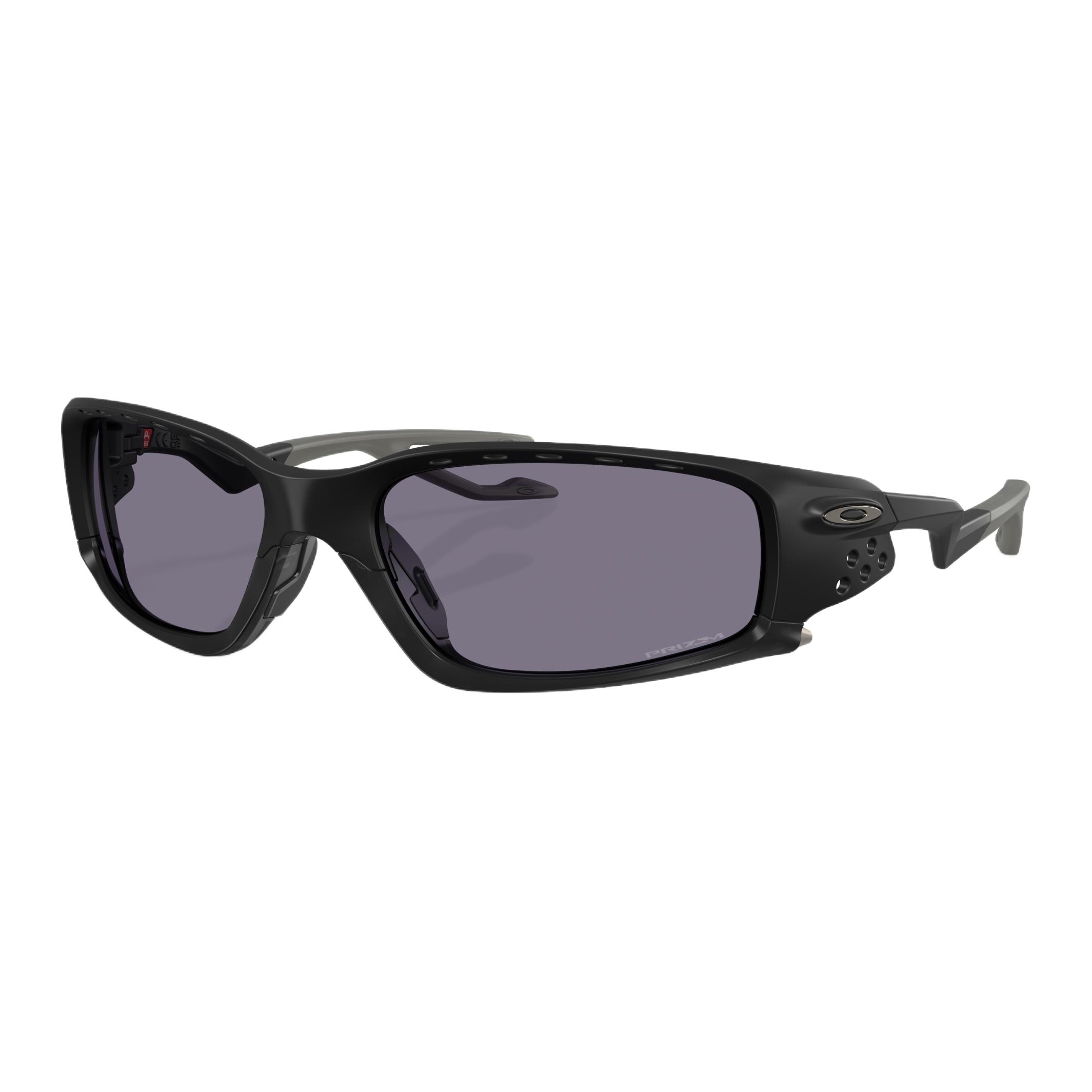 Oakley Afneembaar Neusbrug Ontwerp Spuitgegoten Vierkante Zonnebril Uniseks Zonnebril Meerdere Kleuren 0OO9529 08 (Light Blue Frame/Light Blue Ink Lens) gray
