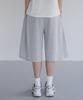 Jikeulib String Banding Side Pintuck Bermuda Training Sweat Shorts 3 Colors