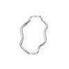 Temperament trendy V-shaped love stainless steel ring women's fashion niche cold wind couple glossy plain ring