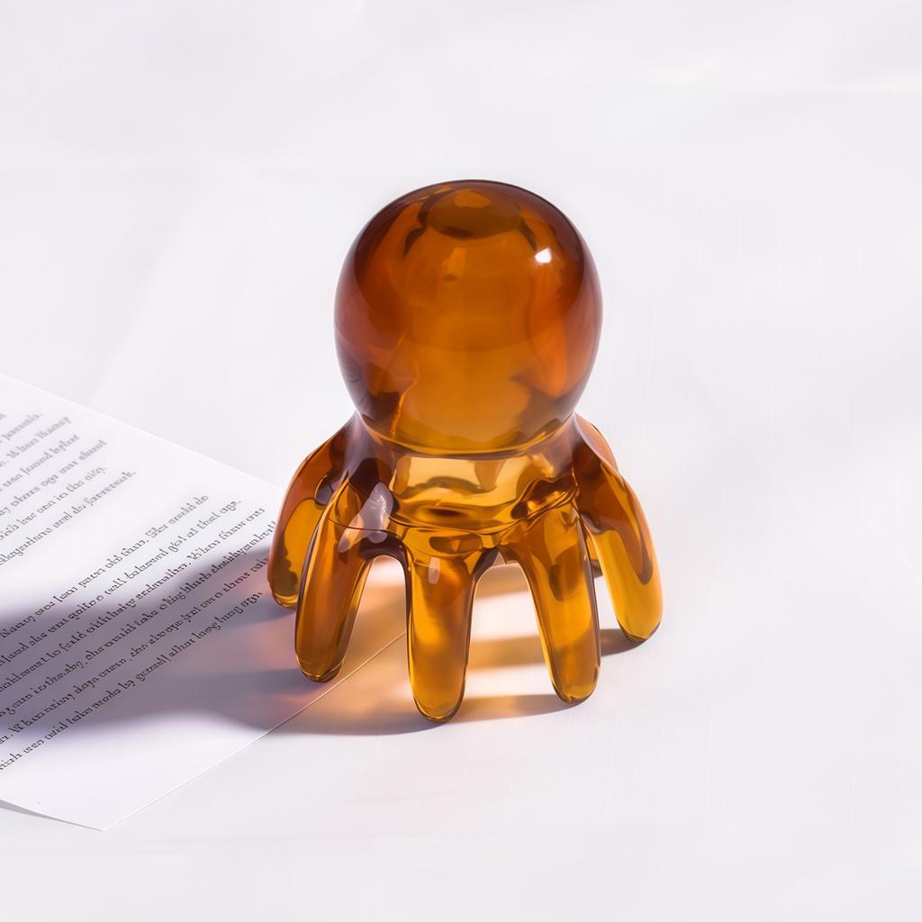Octopus Portable Wide-Toothed Scalp Massage Comb for Acupoint Therapy