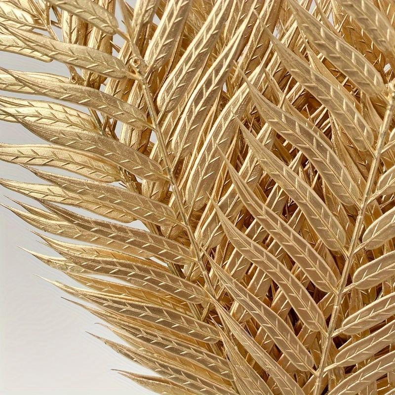 10pcs Artificial Palm Leaves Weddings Halloween Birthdays Anniversaries Thanksgiving Day Christmas Decor Plastic Home Decoration