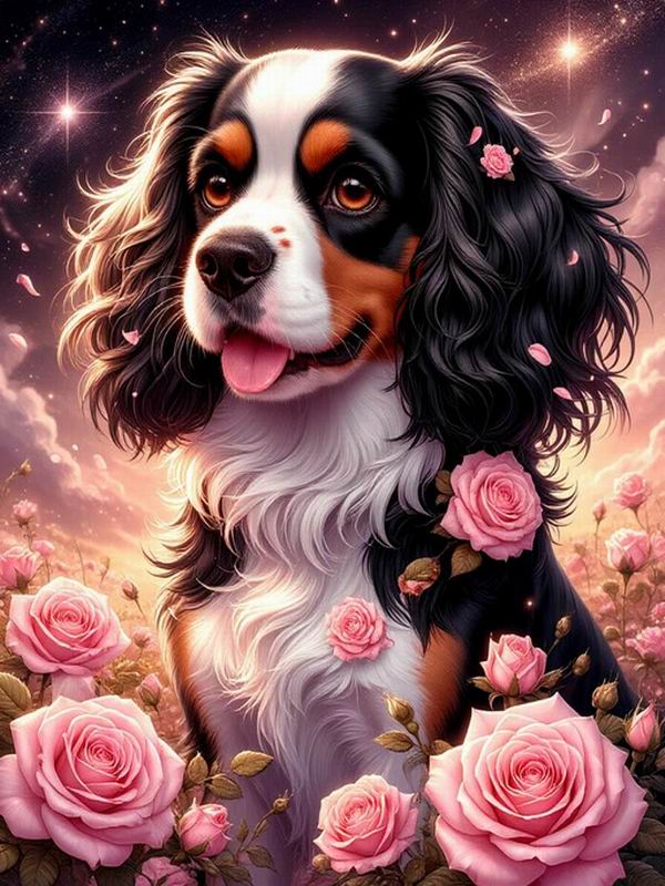 Diamond Painting New Collection 2026 Cute Dog Flower Diy Full Square Round Drill Rhinestone Embroidery Pet Animals Mosaic Cross Stitch Kits