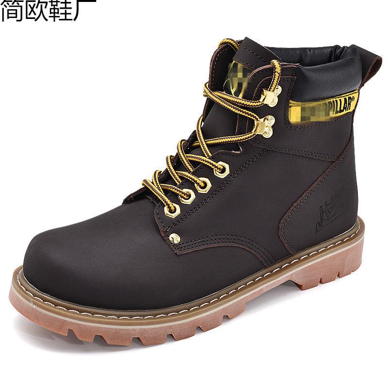 New Martin boots men's tooling shoes casual popular men's and women's high-top velvet snow boots