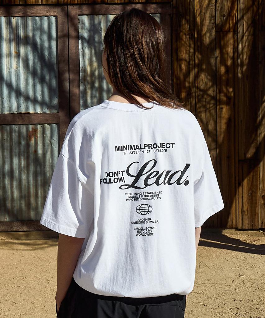 MINIMALPROJECT Lettering Pigment Short Sleeve T-Shirt Mst171 [White]