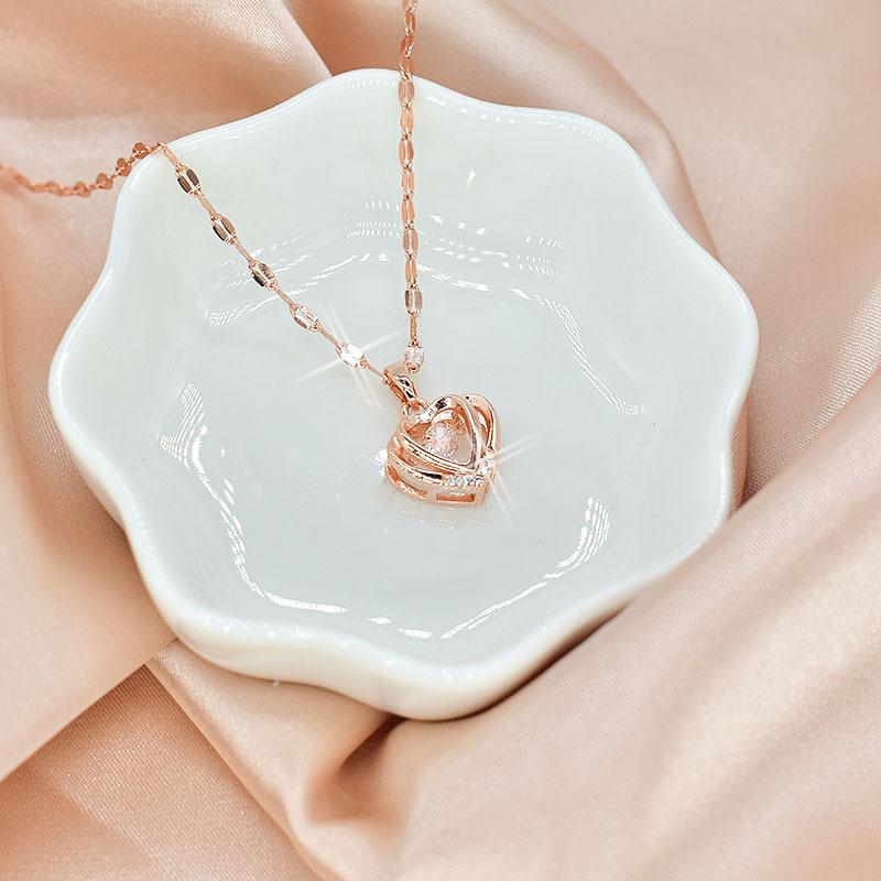 Love Smart Necklace Simple Temperament High Sense Women'S Clavicle Chain