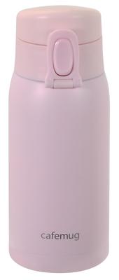 Pearl Metal Cafe Mug Grace Lightweight One-Touch Mug, 350ml, Pale Pink, HC-538
