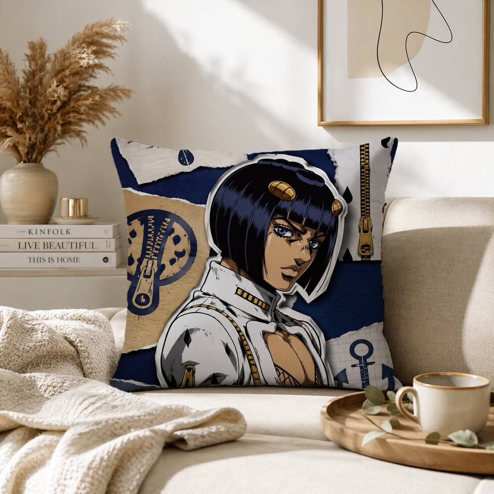 Bucciarati JoJos Bizarre Adventure Pillow Case for Sofa Living Room Home office Decor Protective Cover