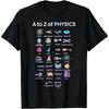 Quantenphysik Wissenschaftsstudent Grafik T-Shirt Unisex Vintage Gewaschene Baumwolle Kurzarm Harajuku Streetwear Sommer Freizeit Oberteile