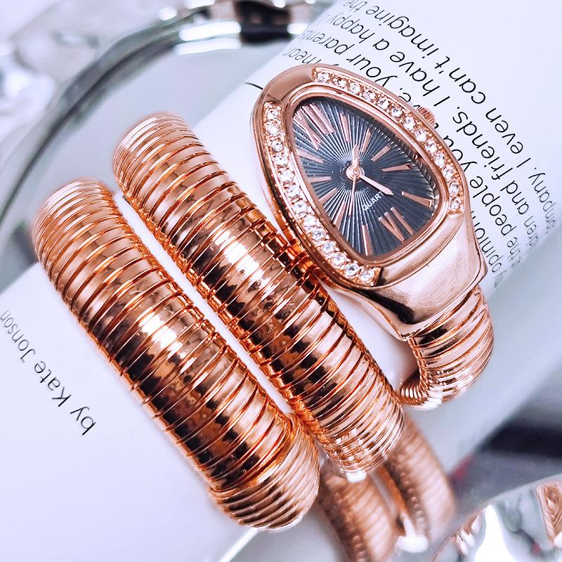 Snake Ladies Bracelet Watch Quartz Watch Personalized Bracelet Watch
