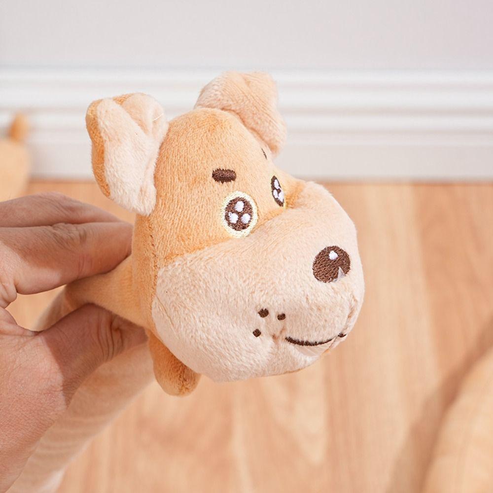 Funny Sausage Dog Squeaky Dog 94cm Cartoon Sound-making Portable Soft Pet Interactive Grinding Teeth