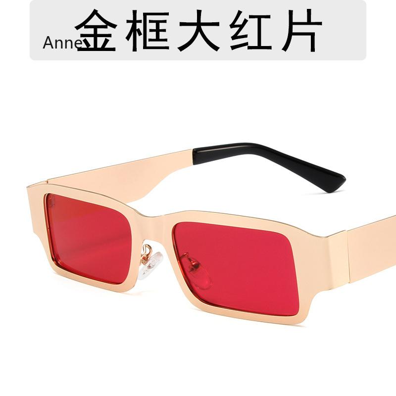 Designer Sunglasses Men Stainless Steel No Screw Sun Glasses with Glasses Bag and Cloth UV400 Protection Color Lenses