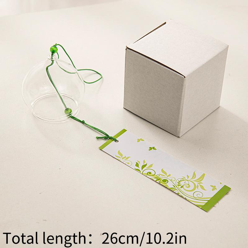 

Стеклянный колокольчик ветра уличный в японском стиле, подвеска, колокольчики для окна, двора, сада, украшение, campanillas de viento