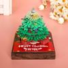 3D Christmas Tree Calendar Memo Pad 2026 Calendar Tear Away Paper Carving Art Diy Sticky Note Desktop Decor For New Year Gifts
