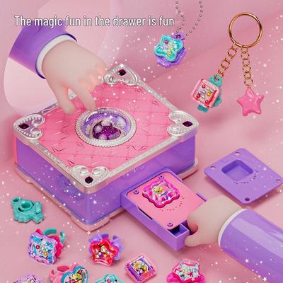 DIY Magic Sticker Box: Girls' Handicraft Toy for Creating Handmade Stickers - Perfect Birthday Gift