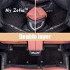 For Changan CS75 Plus Gen III 2025 2026 Car Styling Floor Mats Double Layer PU Leather Foot Pad Interior Floorliner Accessories