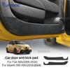 For Fiat 500 500C 2008-2024 500E 2012-2019 Abarth 595 695 2012-2024 LHD RHD Door Anti-Kick Pad Carbon Mat Trim Accessories Car