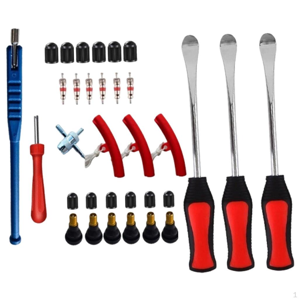 Auto Motorbike Tire Changing Spoons Tool Set Bead Breaker Multipurpose with Rim Protection