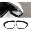 for Hyundai Santa Cruz Car Mirror Rain Eyebrow Cover Carbon Fiber Style Trim Frame Accessories Decor 2022 2023 2024 2025 2pcs