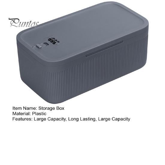 Uzamykatelný úložný box Velká kapacita Snadné nastavení Víceúčelový organizér mini uzamykacích tablet Úložný box s heslem