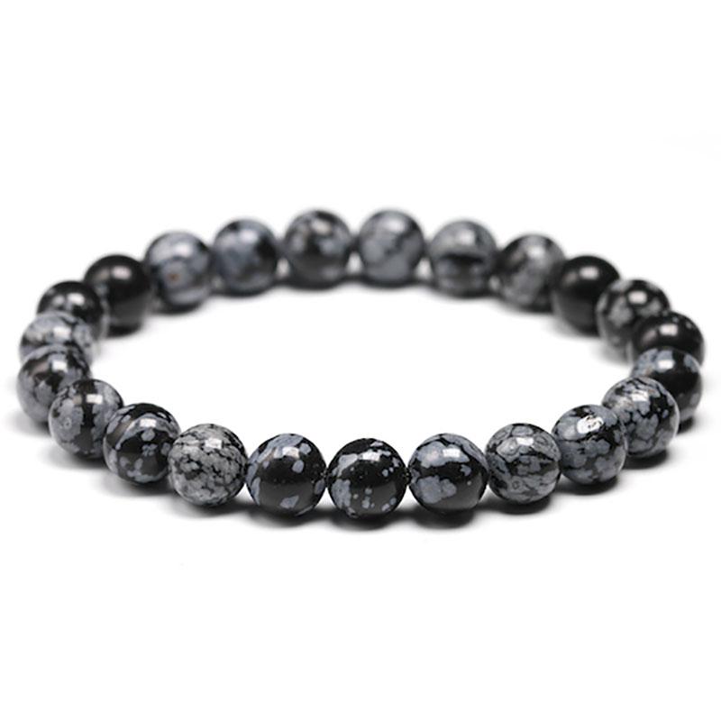Natural Stone Bracelets Natural Healing Energy Tiger Eye Bracelet Polished 8 MM Crazy Stone Beads Bangle Elastic Pulsera