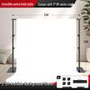 2x3 Meter Photography Background Stand with Black Light-Absorbing Cloth, Studio Props, and White Cloth for Shooting
