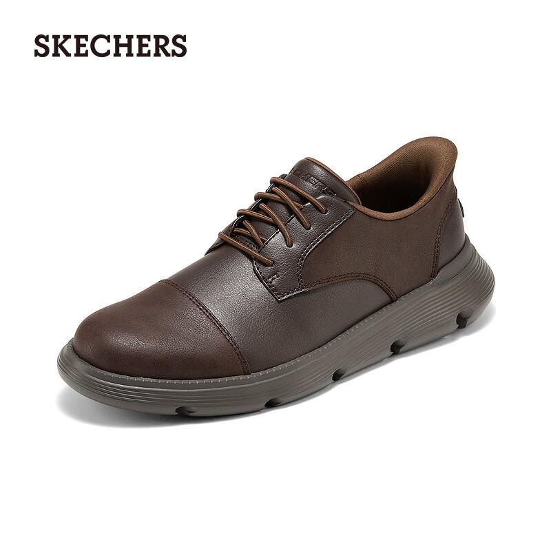 Skechers Men's 205310 Slip-On Comfort Leather Shoes