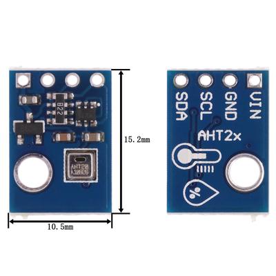 AHT10 AHT20 AHT21 Hochpräziser digitaler Temperatur- und Feuchtigkeitssensor Messmodul I2C-Kommunikation Ersetzt SHT20