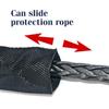 Heavy Duty Nylon Rope Guard Protective Sleeve Reliable for Various Applications