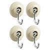4pcs Adhesive Hooks Multifunctional High Load Capacity Sticky Behind Door Hooks for Home Kitchen
