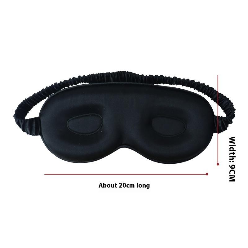 Imitated Silk Sleep Mask,3D Contoured No Pressure Eye Covers,Soft Blindfold For Sleeping,Luxury Silk Sleep Eye Mask