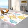 Boho Rugs Area Rug for Living Room Rainbow Kids Rug Non-Slip Sunshine Carpet Ultra Soft Rug Dining Room Christmas Gift for Kids
