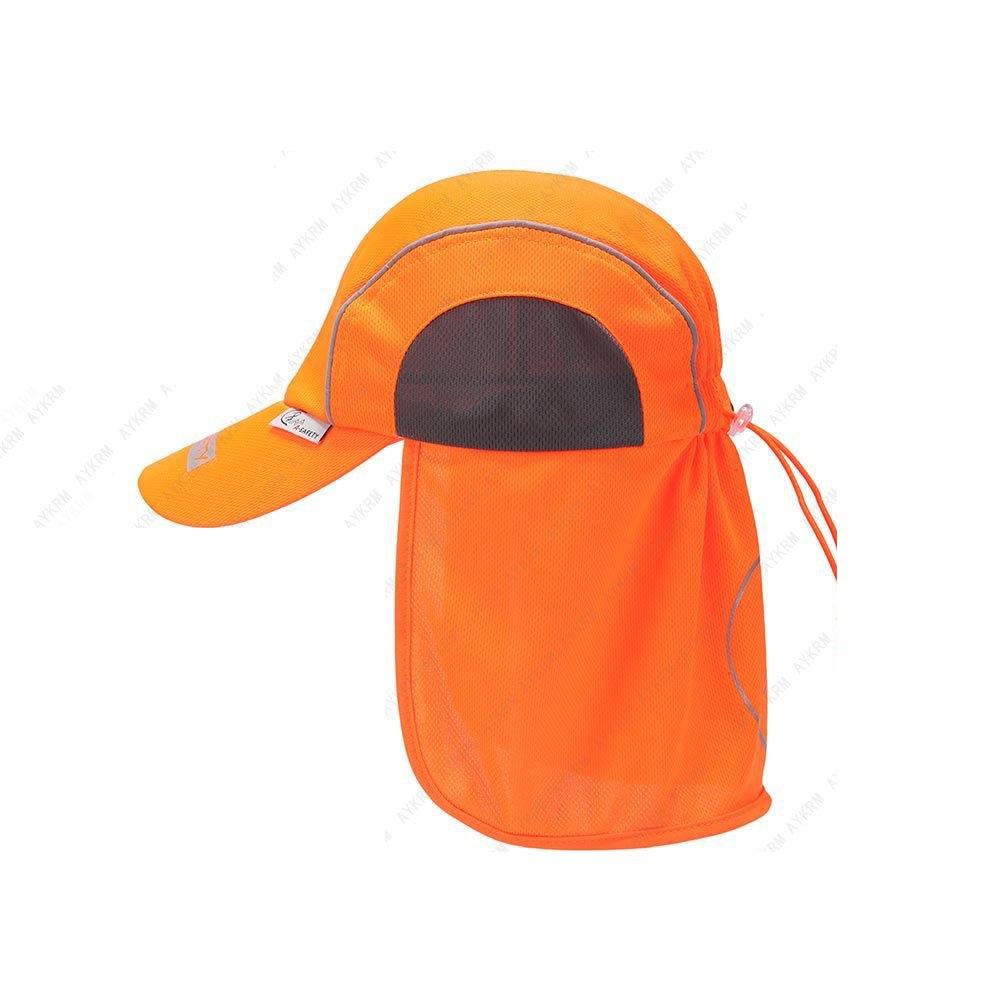 Boys Girls Baseball Caps High Visibility LIME REFLECTIVE HAT SAFETY Hats for Students Pupils for Night Outgoing