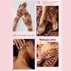 9pcs Water Transfer Decals Henna Tattoo Stickers Fake Body Art Sticker  Women/Lady/Girl