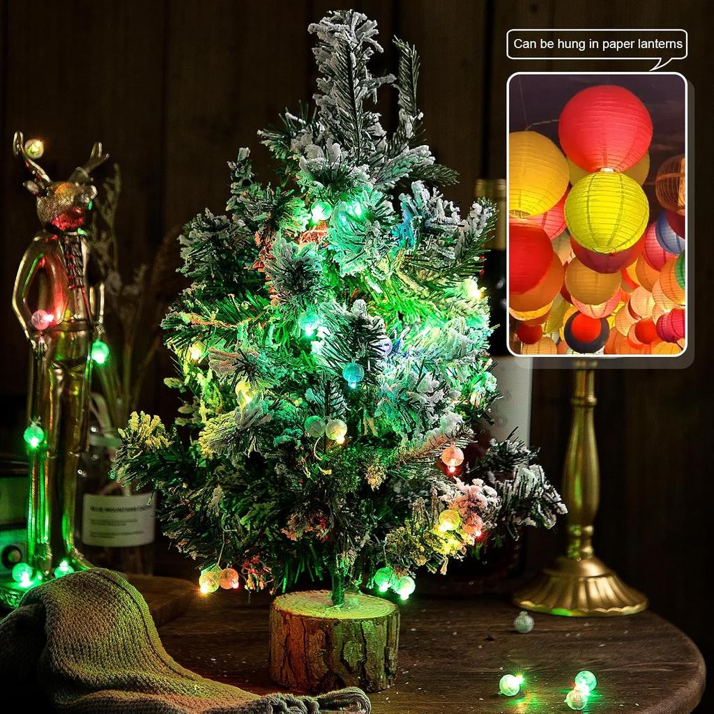 100pcs Balloon Lights Long Standby Time Mini Ball Light for Paper Lantern Balloon Party Wedding, Birthday and Festival Christmas Decorative Lights