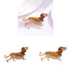 Animal Pet Dog Brooch Zinc Alloy Elegant Jewelry For Men And Women