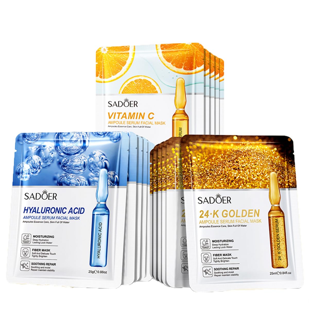 

Natural Essence Individually Large Capacity Ampoule Essence Mask C Hyaluronic Acid Gold Essence Type Daily Silk Daily Beauty Pack C Hyaluronic Acid