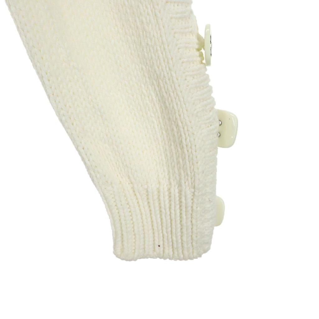 MAX&CO Long sleeve V neck knit L white Women Used