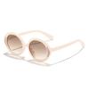 2026 Children's Candy Color Fine Flash Oval Frame Cute Baby Trendy Fashion Street Photography Sunshade Sunglasses