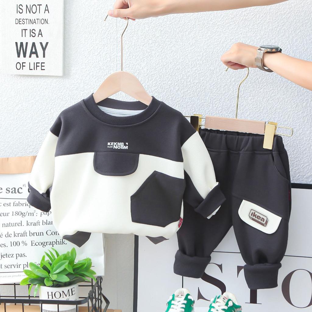 Kid's 2 Piece Printed Suit Short Sleeve Button Up Top Wide Leg Pants Suit Set Pajamas Home Casual Suit