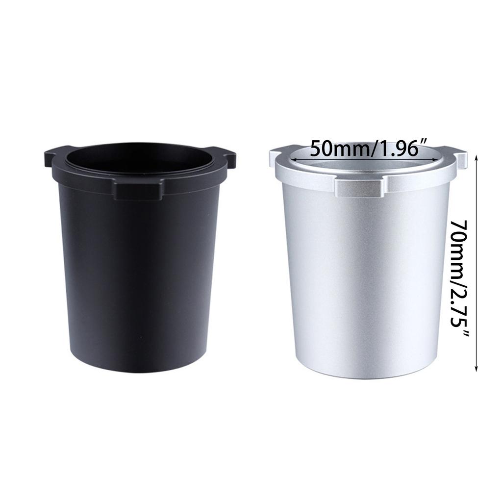 Aluminium Alloy Dosing Cup 50mm Special Powder Cup Coffee Powder Machine Handle Connecting for Delonghis 9 Series