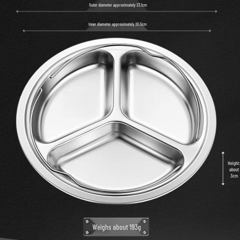 

Stainless Steel 3-Compartment Steaming Rack for Rice Cookers