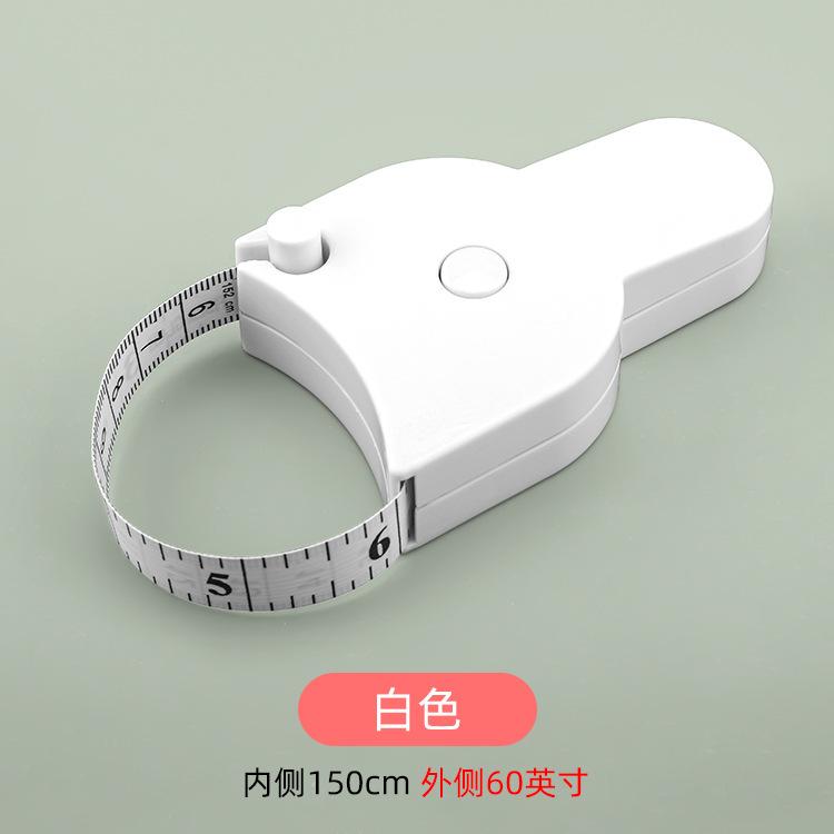 Kreatives PVS-Maßband Tragbares Automatisches Einziehen Doppelseitige Skala Messen Flexibles Maßband