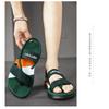 Men's Summer Lightweight EVA Non Slip PVC Sole Straps With Exposed Toes For Casual Beach Sports Sandals, Suitable For Outdoor Wear