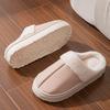 Plush Cotton Mop Thickened Winter Home Fleece Can Be Worn Outside Warm Couple Slippers Cotton Slippers