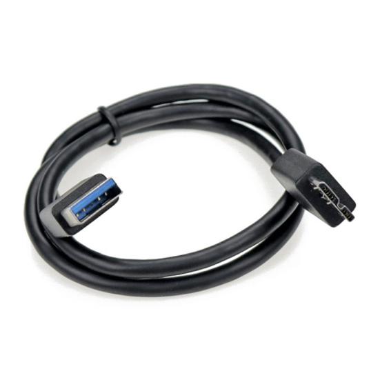 Speed Connector for External to Male USB3.0 A Micro B Cable Hard Drive Disk