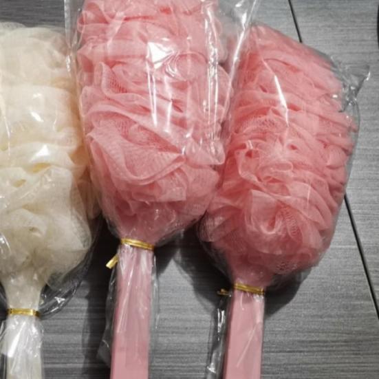 Yousheng EQWLJWE Back Scrubber for Shower Loofah Sponge Shower Brush Using Body Exfoliating with Long Handle, Loofah On a Stick for Men Women, Bathing