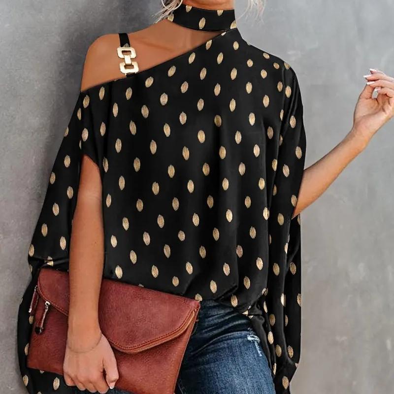 YYFS Moda Mujer Casual Verano Primavera TOP Blusas y camisas